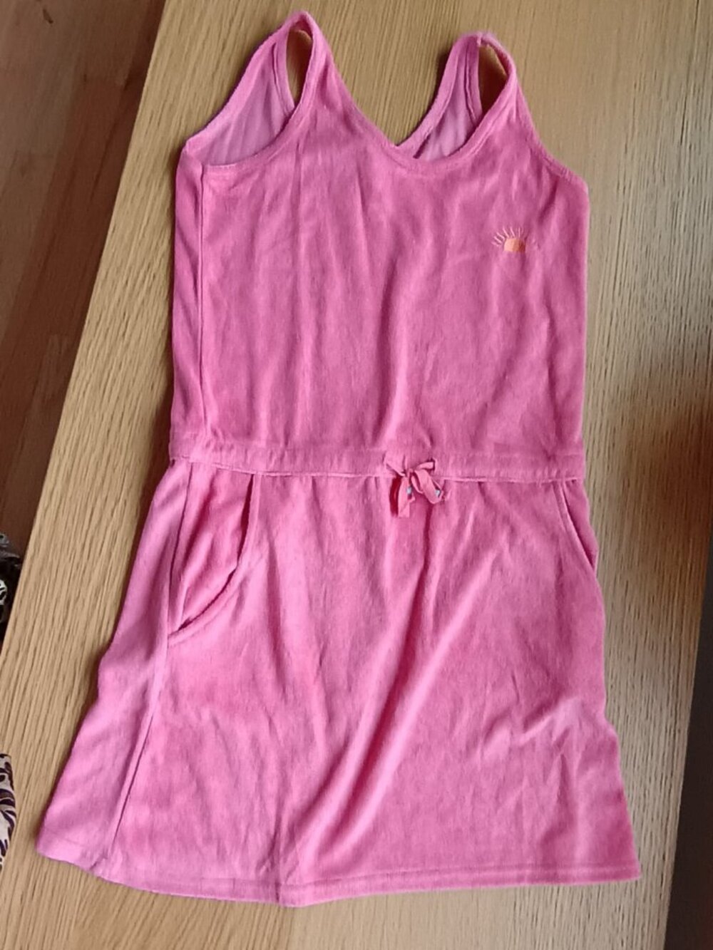 Pink Terry Cloth Beach Dress | Size 12Y | NWOT | Soft & Summer Ready